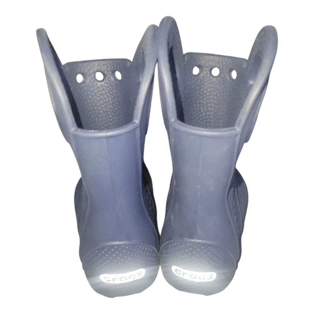 CROCS Navy Kids Handle It  Rain Boots C 8
